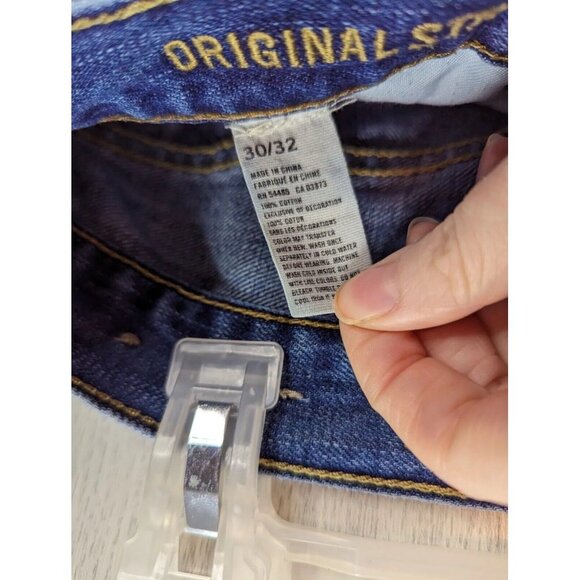 Distressed American Eagle Outfitters Men's Jeans Size 30x32 Original Straight - Picture 9 of 12